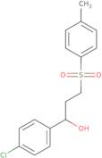 1-(4-Chlorophenyl)-3-[(4-methylphenyl)sulfonyl]-1-propanol