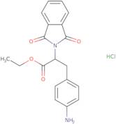 Ethyl 3-(4-aminophenyl)-2-(1,3-dioxoisoindol-2-yl)propanoate hydrochloride