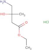 Ethyl 4-amino-3-hydroxy-3-methylbutanoate hydrochloride