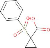 1-(Benzenesulfonyl)cyclopropane-1-carboxylic acid