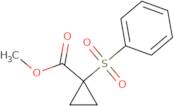 Methyl 1-(benzenesulfonyl)cyclopropane-1-carboxylate