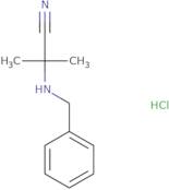 2-(Benzylamino)-2-methylpropanenitrile hydrochloride