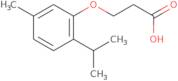 3-[5-Methyl-2-(propan-2-yl)phenoxy]propanoic acid