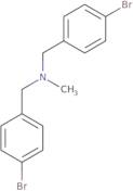 N-(4-Bromobenzyl)-1-(4-bromophenyl)-N-methylmethanamine