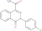 3-(4-Chlorophenyl)-4-oxo-3,4-dihydro-1-phthalazinecarboxamide