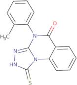 4-(2-Methylphenyl)-1-sulfanyl-4H,5H-[1,2,4]triazolo[4,3-a]quinazolin-5-one