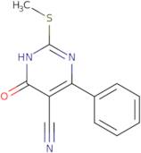 4-Hydroxy-2-(methylsulfanyl)-6-phenyl-5-pyrimidinecarbonitrile