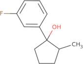 1-(3-Fluorophenyl)-2-methylcyclopentan-1-ol