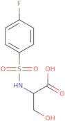 2-(4-Fluoro-benzenesulfonylamino)-3-hydroxypropionic acid