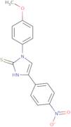 1-(4-methoxyphenyl)-4-(4-nitrophenyl)imidazole-2-thiol