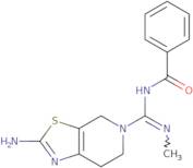 (Z)-N-((2-Amino-6,7-dihydrothiazolo[5,4-c]pyridin-5(4H)-yl)(methylimino)methyl)benzamide