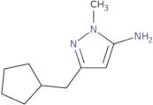 5-(Cyclopentylmethyl)-2-methylpyrazol-3-amine