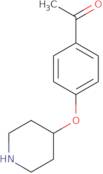 1-{4-[(Piperidin-4-yl)oxy]phenyl}ethan-1-one