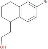 2-(6-Bromo-1,2,3,4-tetrahydronaphthalen-1-yl)ethan-1-ol