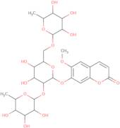 7-{[(2S,3R,4S,5S,6R)-4,5-Dihydroxy-3-{[(2S,3R,4R,5R,6S)-3,4,5-trihydroxy-6-methyloxan-2-yl]oxy}-6-…