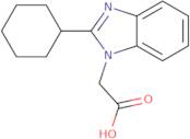 2-(2-Cyclohexyl-1H-1,3-benzodiazol-1-yl)acetic acid