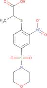 2-{[4-(Morpholine-4-sulfonyl)-2-nitrophenyl]sulfanyl}propanoic acid