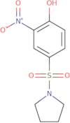 2-Nitro-4-(pyrrolidine-1-sulfonyl)phenol