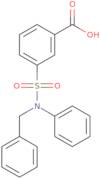 3-[Benzyl(phenyl)sulfamoyl]benzoic acid