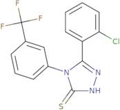 5-(2-Chlorophenyl)-4-[3-(trifluoromethyl)phenyl]-4H-1,2,4-triazole-3-thiol