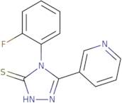 4-(2-Fluorophenyl)-5-(pyridin-3-yl)-4H-1,2,4-triazole-3-thiol