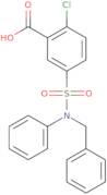 5-[Benzyl(phenyl)sulfamoyl]-2-chlorobenzoic acid