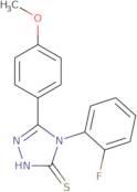 4-(2-Fluorophenyl)-5-(4-methoxyphenyl)-4H-1,2,4-triazole-3-thiol