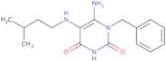 6-Amino-1-benzyl-5-[(3-methylbutyl)amino]-1,2,3,4-tetrahydropyrimidine-2,4-dione