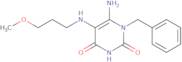 6-Amino-1-benzyl-5-[(3-methoxypropyl)amino]-1,2,3,4-tetrahydropyrimidine-2,4-dione