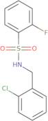 N-[(2-Chlorophenyl)methyl]-2-fluorobenzene-1-sulfonamide