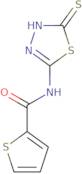 {N}-(5-Mercapto-1,3,4-thiadiazol-2-yl)thiophene-2-carboxamide