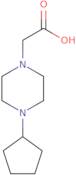 2-(4-Cyclopentylpiperazin-1-yl)acetic acid