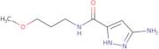 3-Amino-N-(3-methoxypropyl)-1H-pyrazole-5-carboxamide