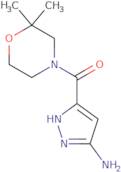 5-(2,2-Dimethylmorpholine-4-carbonyl)-1H-pyrazol-3-amine