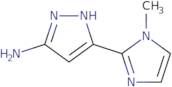 3-(1-Methyl-1H-imidazol-2-yl)-1H-pyrazol-5-amine