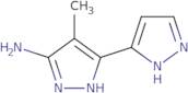 4-Methyl-5-(1H-pyrazol-5-yl)-1H-pyrazol-3-amine