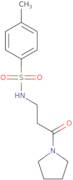 4-Methyl-N-(3-oxo-3-(pyrrolidin-1-yl)propyl)benzenesulfonamide