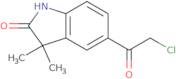 5-(2-Chloroacetyl)-3,3-dimethyl-2,3-dihydro-1H-indol-2-one