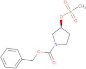 (S)-3-[(Methylsulfonyl)oxy]-1-pyrrolidinecarboxylic acid phenylmethyl ester