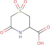 5-​Oxo-3-​thiomorpholinecarbox​ylic acid 1,​1-​dioxide