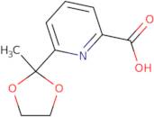 6-(2-Methyl-1,3-dioxolan-2-yl)-2-pyridinecarboxylic acid