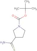 3-Thiocarbamoyl-pyrrolidine-1-carboxylic acid tert-butyl ester