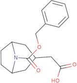 2-(8-Phenylmethoxycarbonyl-8-azabicyclo[3.2.1]octan-3-yl)acetic acid