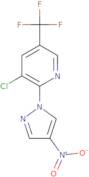 3-Chloro-2-(4-nitro-1H-pyrazol-1-yl)-5-(trifluoromethyl)pyridine