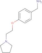 {4-[2-(Pyrrolidin-1-yl)ethoxy]phenyl}methanamine