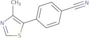 -4(4-methylthiazol-5-yl)benzonitrile