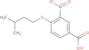 4-[(3-Methylbutyl)sulfanyl]-3-nitrobenzoic acid