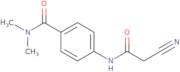 4-(2-Cyanoacetamido)-N,N-dimethylbenzamide