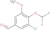 3-Chloro-4-(difluoromethoxy)-5-methoxybenzaldehyde