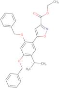 Ethyl 5-(2,4-bis(benzyloxy)-5-isopropylphenyl)isoxazole-3-carboxylate